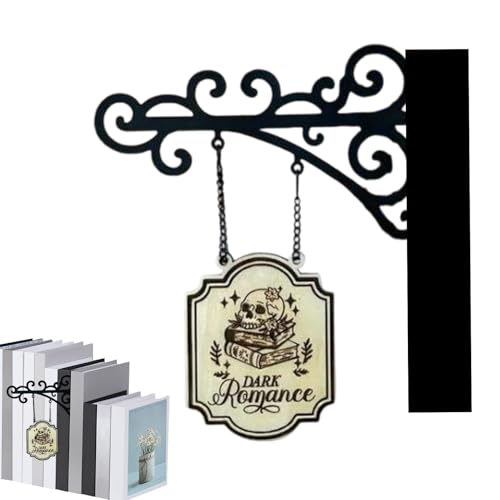 Bexdug Bücherregal Dekoration, Bücherregal-Etiketten mit Ständern, Buchliebhaber Geschenk Wanddeko Für Zuhause Und Klassenzimmer von Bexdug