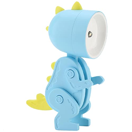 Bexdug Dinosaurier-Lampe,LED-PVC-Nachttischlampe Nachtlicht | Batteriebetriebene Tier-Nachttischlampe mit einstellbaren Gesten für Schlafzimmer von Bexdug