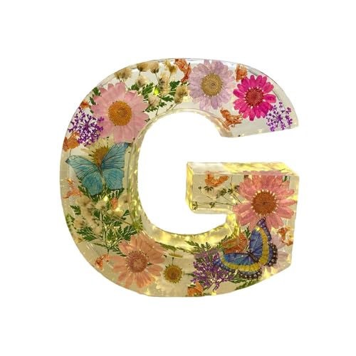 Bexdug Florales Harz Nachtlicht - Initial Letter Floralnight Licht Lampe, Kreatives Buchstabenlicht, Blume Leuchtendes Licht, 26 Buchstaben Simulation Blume Bexdug Florales Harz Nachtlicht - Initial Letter Floralnight Licht Lampe, Kreatives Buchstabenlicht, Blume Leuchtendes Licht, 26 Buchstaben Simulation Blume von Bexdug