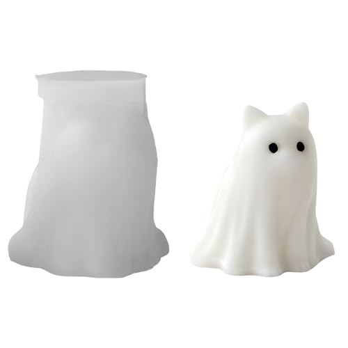 Bexdug Gespenster Kerzenformen - 3D Halloween Formen,Niedliches Gruselhaus Deko Für Kuchendekoration Knetmasse Schokoladenguss Seifenherstellung Aromatherapie Kreativprojekte Bexdug Gespenster Kerzenformen - 3D Halloween Formen,Niedliches Gruselhaus Deko Für Kuchendekoration Knetmasse Schokoladenguss Seifenherstellung Aromatherapie Kreativprojekte von Bexdug