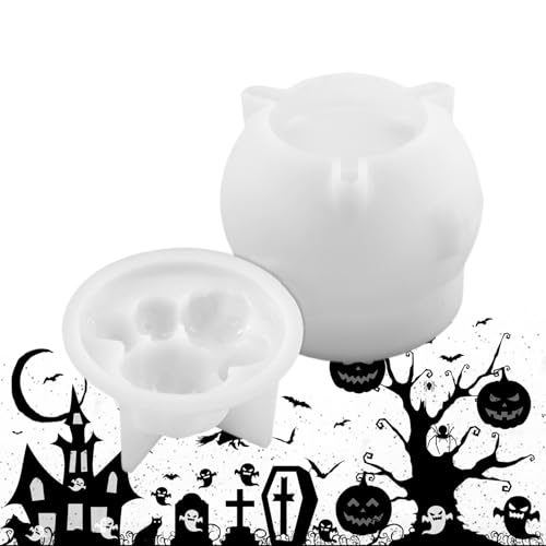Bexdug Halloween Gussform, Halloween Statue Harz Gussform, Wiederverwendbare Einfache Entformung Für Kinder Und Erwachsene von Bexdug