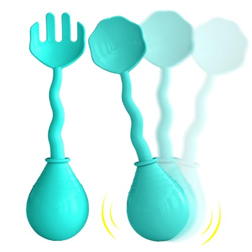 Bexdug Kinderlöffel - Antihaft-Kinderbesteck | Wiederverwendbares Essbesteck Set für Zuhause, Unterwegs & Außer Haus von Bexdug