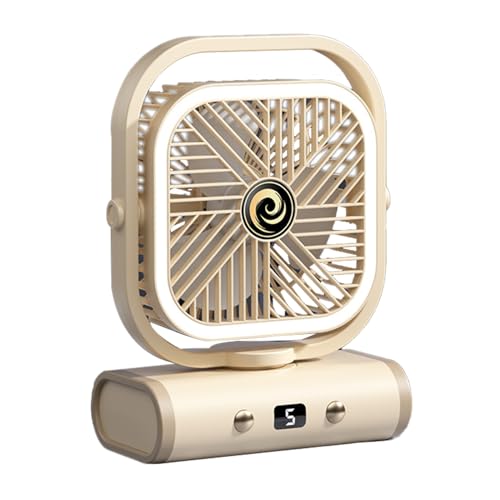 Bexdug Kleine Leise Tischventilatoren | Leiser Schreibtisch Kühllüfter - Fünf Stufen Wiederaufladbares Luftkühler Mit Nachtlicht Und Verstellbarem Neigungswinkel Bexdug Kleine Leise Tischventilatoren | Leiser Schreibtisch Kühllüfter - Fünf Stufen Wiederaufladbares Luftkühler Mit Nachtlicht Und Verstellbarem Neigungswinkel von Bexdug