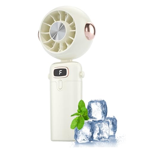 Bexdug Kompakter Tragbarer Handventilator - USB-wiederaufladbarer tragbarer kompakter Ventilator - Klappbarer Ventilator Für Schreibtisch Sommer Outdoor Reise Camping Bexdug Kompakter Tragbarer Handventilator - USB-wiederaufladbarer tragbarer kompakter Ventilator - Klappbarer Ventilator Für Schreibtisch Sommer Outdoor Reise Camping von Bexdug