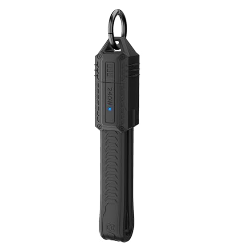 Bexdug -Ladekabel - 240W flexibles Flachkabel - 4-in-1 Verlängerungskabels mit staubdichter Abdeckung 80Gbps Schnellladegerät für Auto Reise Haushalt Büro von Bexdug