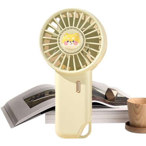 Bexdug Persönlicher tragbarer Ventilator, wiederaufladbarer -Ventilator | Tragbarer persönlicher Ventilator mit 3 Geschwindigkeiten - USB-Ladeventilator mit wiederaufladbarem Lithium-Akku, kompakt von Bexdug