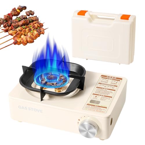 Bexdug Tragbarer Campingkocher,Wanderkocher Mit Transporttasche - 6000W High Power Outdoor Cooking Equipment For Expedition Hiking Mountaineering Picnic Travel von Bexdug