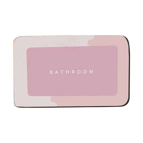 Bexdug Wasserabsorbierende Badematte - Absorbierende Duschmatte - Waschbare wasserdichte Unterlage Antirutsch Kieselgur Teppich Für Wellness Eingangsbereich Küche von Bexdug