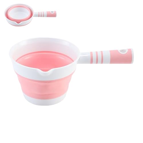 Bexdug Wasserschöpfer - Faltbarer Badeeimer Mit Aufhängefunktion | Aufhängbarer Vielseitiger Löffel Für Küche Dusche Garten Reisen Kochen von Bexdug