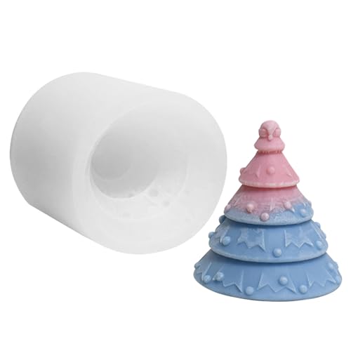 Bexdug Weihnachtsbaum Form,Kerzen Silikonform - Bastelformen Gips Für Tischdekoration Festtafel Zimmer Wohnraum Deko von Bexdug
