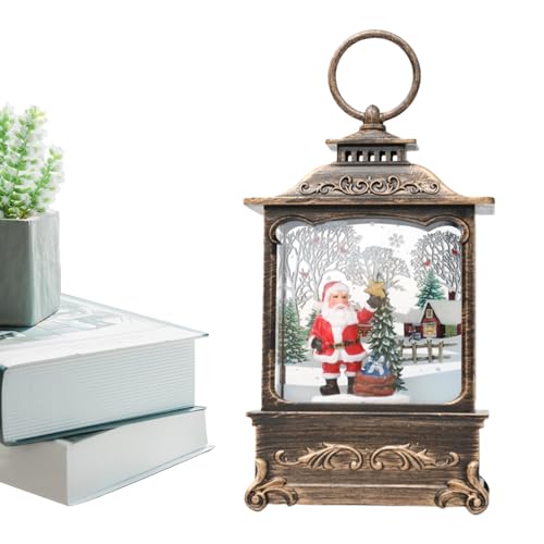 Bexdug Schneekugel-Laternen- | Schneekugeln mit Weihnachtsszene | LED wirbelnder Schnee und Weihnachtsbaum, Feiertags-Schneekugel-Laternenornament für Weihnachtsfest-Dekorationsgeschenke Bexdug Schneekugel-Laternen- | Schneekugeln mit Weihnachtsszene | LED wirbelnder Schnee und Weihnachtsbaum, Feiertags-Schneekugel-Laternenornament für Weihnachtsfest-Dekorationsgeschenke von Bexdug