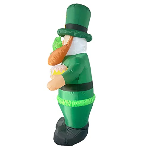 St. Patrick's Day Dekoration Aufblasbar, 7.8ft Irisches Älteres Aufblasbares Leuchtendes Modell Für St. Patrick's Day Dekoration Im Freien,irischer St. Patrick's Day Karneval Party Dekoration von Bexdug