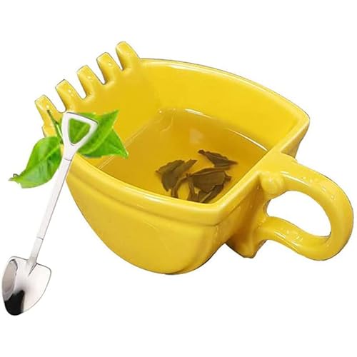 330ml lustige Tassen Bagger Bucket Model Kaffeetassen kreativ für Dessert Tasse Tassen für Kaffee Bestes Geschenk Canecas Cake Cup Tasse von BeyBoss