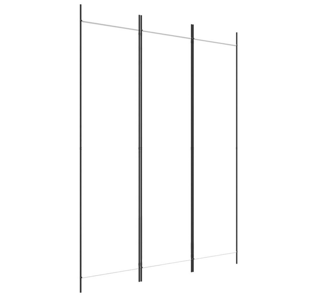 Beyamis Raumteiler Beyamis 3-tlg. Paravent Schwarz 150x200 cm Stoff von Beyamis