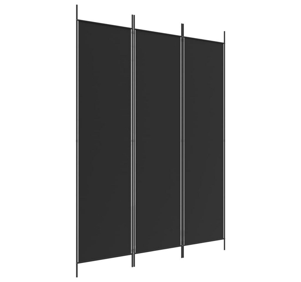 Beyamis Raumteiler Beyamis 3-tlg. Paravent Schwarz 150x200 cm Stoff von Beyamis