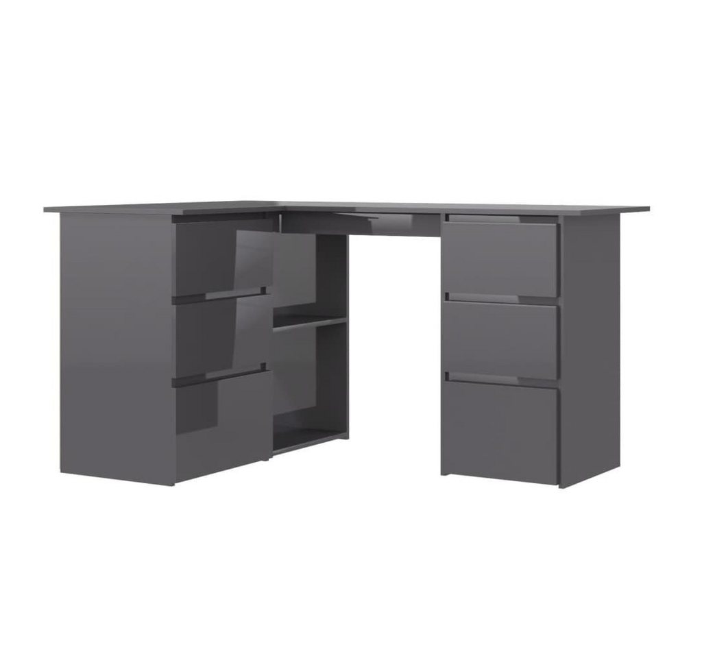 Beyamis Schreibtisch Beyamis Eckschreibtisch Schwarz 145x100x76 cm Holzwerkstoff von Beyamis