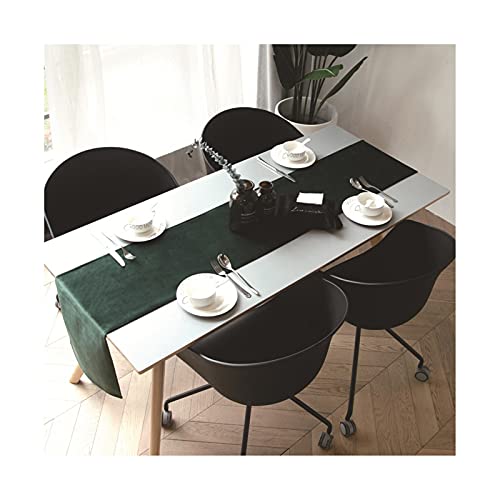 Beydodo Tischläufer Frühling Modern, Tischläufer Grün 32x160CM Rechteckig Smat Tischläufer für Esstisch Party Urlaub Dekoration von Beydodo