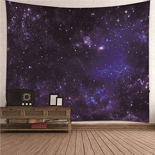 Beydodo Tapisserie Modern, Wandbehang Wall Hanging Galaxy Universum Wandteppich Schlafzimmer 350X256CM von Beydodo
