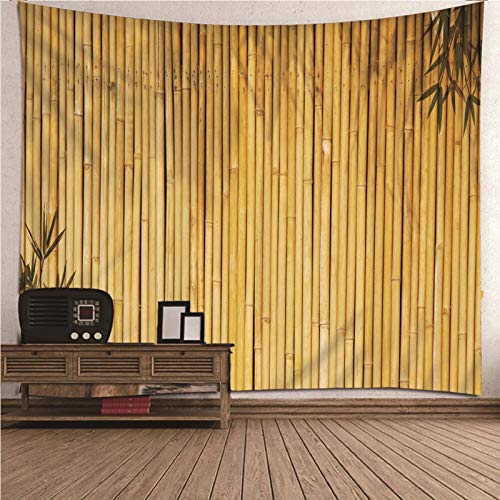 Beydodo Tapisserie Wandbehang, Wandteppich Modern Bambus Wandteppich Wall Hanging 300X260CM von Beydodo