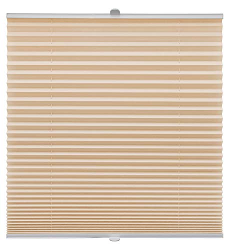 Plissee auf Maß Klemmfix für alle Fenster Montage über Klemmträger bis 27mm Faltrollo Blickdicht Sonnenschutzrollo Fenster-Rollo Hellorange Breite: 61-70 cm, Höhe: 101-150 cm Plissee auf Maß Klemmfix für alle Fenster Montage über Klemmträger bis 27mm Faltrollo Blickdicht Sonnenschutzrollo Fenster-Rollo Hellorange Breite: 61-70 cm, Höhe: 101-150 cm von Beyond Drape