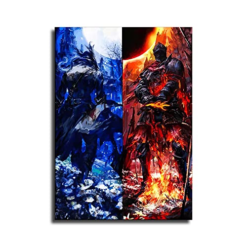 Bloodborne, Dark Souls, Game Wall Kunst Home Decor, Housewarming, Game Poster, Souls Games(40,6 x 61 cm, ungerahmt) von BeyondNice