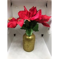 Weihnachtsstern Mini Vase| Urlaubsvase| Vasen| Urlaubsdeko| Mittelpunkt| Florales Arrangement| Geschenk von BeyondVases