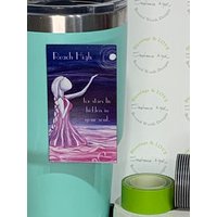 Flexibler Kühlschrank Art Magnet | Abschlussgeschenk Frauenpower Inspiration Ermutigung ~ Reach High Kunstwerk von BeyondWordsDesigns