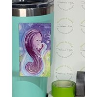 Flexibler Kühlschrank Art Magnet | Schwangerschaft Kunst Hebammen Geschenk Doula Mutter Und Baby ~ Halten Mein Herz Kunstwerk von BeyondWordsDesigns