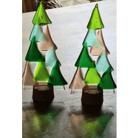 Baum Aus Glas...fusingglas...fensterdeko...tischdeko...geschenkidee von BezauberndesGlas