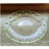 Glaskunst Schale...obstschale...gebäckschale...wohndekor...geschenkidee...frühlingsfarben von BezauberndesGlas