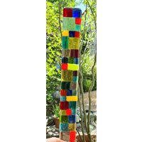 Kunterbunter Pflanzenstecker Aus Glas ..regenbogen...geschenkidee Kunterbunter Pflanzenstecker Aus Glas ..regenbogen...geschenkidee von BezauberndesGlas