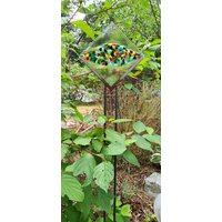 Moderner Gartenstecker...glaskunst...regenbogen...wohndekor...geschenkidee von BezauberndesGlas