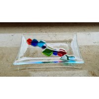 Schale...seifenschale Aus Glas...schmuckschale...snackschale...wohndekor...geschenkidee von BezauberndesGlas