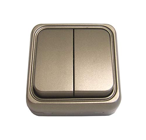 BF bf-18 – doppelte Schalter 18 Oberfläche 10 A 250 V Bronze Tasche BF bf-18 – doppelte Schalter 18 Oberfläche 10 A 250 V Bronze Tasche von FONTINI