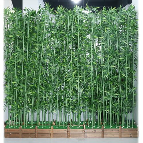 Künstlicher Bambusbaum Verschlüsselte künstliche Bambuspflanze, künstliche Bambus-Grünwand, 39,4 59,1 70,9 Zoll hohe Sichtschutzwand-Trennwand(20 Pack,39.4in(100CM)) von Bflcttbd