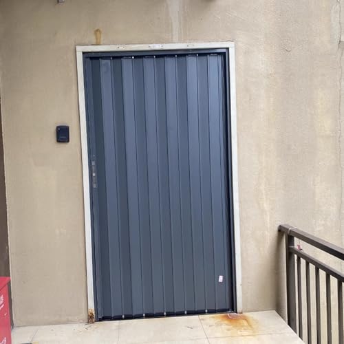 falttür Falttüren aus Aluminiumlegierung, 24 26 32 35 Zoll breite, wasserdichte Falttür for Plantagen, 80" 84" hohe Schranktür(H 213cm/84inch,W 116cm/46inch) von Bflcttbd