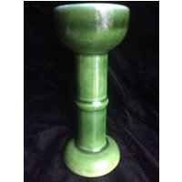 Kerzenhalter/Vase Aus Grünem Porzellan Von Bay Keramik von BfourByElizabeth