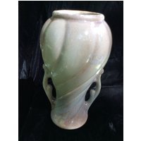 Vintage Gondor Lila Vase, Rosa Keramikvase von BfourByElizabeth
