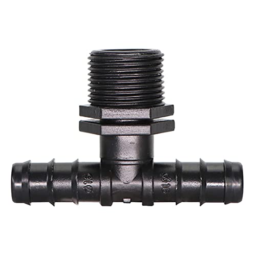 Anschlussstück, Schlauchanschlussstück, 5 Stück Gartenschlauch-T-Stück 1/2" 3/4" auf DN16 DN20 Außengewinde Widerhaken-Anschlussstücke Gartenwasserschlauch-Verteiler Tropfbewässerung,(25mm to DN16) Anschlussstück, Schlauchanschlussstück, 5 Stück Gartenschlauch-T-Stück 1/2" 3/4" auf DN16 DN20 Außengewinde Widerhaken-Anschlussstücke Gartenwasserschlauch-Verteiler Tropfbewässerung,(25mm to DN16) von BgnEhRfL