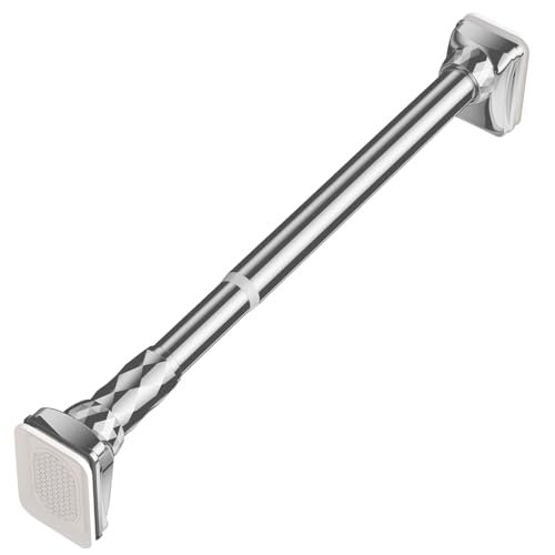BgnEhRfL Kleiderstangen, Kein Bohren Duschvorhangstange Hochleistungs-verstellbare Spannstange Teleskop-Vorhangstange(Blue,40-55 cm) von BgnEhRfL