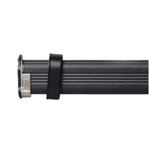 BgnEhRfL Kleiderstangen, Schlafzimmer-Kleiderstange for Aufhängen von Kleidung, an der Wand montierter Wäscheständer, Kleiderschrankstange(Closet Width 100cm(39.4in) Black) von BgnEhRfL