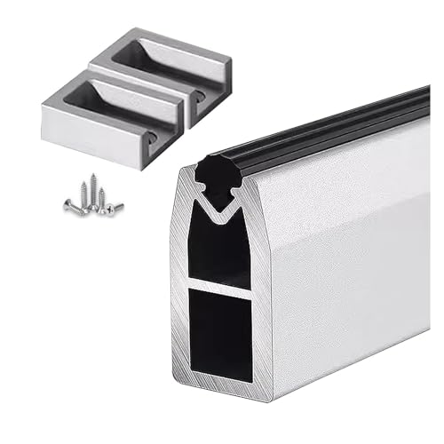 BgnEhRfL Kleiderstangen, Waschküchen-Kleiderstangen for Aufhängen von Kleidung, strapazierfähiges Aluminium, maßgeschneiderte, rutschfeste Kleiderstange Muta(Silver,Closet Width 45"/114.3cm Silver) BgnEhRfL Kleiderstangen, Waschküchen-Kleiderstangen for Aufhängen von Kleidung, strapazierfähiges Aluminium, maßgeschneiderte, rutschfeste Kleiderstange Muta(Silver,Closet Width 45"/114.3cm Silver) von BgnEhRfL