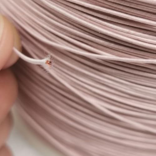 BgnEhRfL Kupferdraht, Kupferdrahtstärke, Litzen-Minenantenne, mehradriger, mit Polyesterseide umhüllter, geflochtener mehradriger Draht, kompatibel mit Amateurfunk, Kristallradiospule von BgnEhRfL