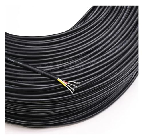 Draht, elektronischer Draht, UL2464 Ummantelter Kabelkanal Audioleitung 2 3 4 5 6 7 8 9 10 Adern Isoliertes Kupferkabel Signalsteuerkabel(WH,2M-7 CORES) von BgnEhRfL
