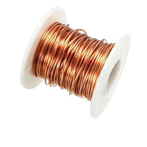 Kupferdraht, Kupferdrahtstärke, Durchmesser 0,8 mm/1,0 mm/1,1 mm/1,2 mm/1,5 mm, emaillierte Magnet-Kupferdraht-Wickelspule for Induktoren(1.1mm Dia 32.8ft) von BgnEhRfL