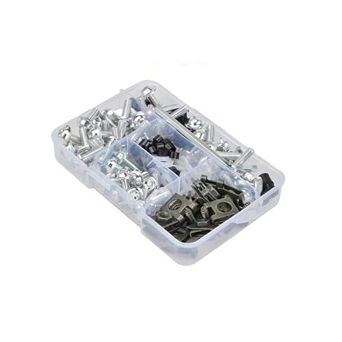 Muttern, Eisenwarenmuttern, CNC-Legierung M6 M5 Verkleidungsschrauben Kit Karosserieschrauben Mutter(Silver r) von BgnEhRfL