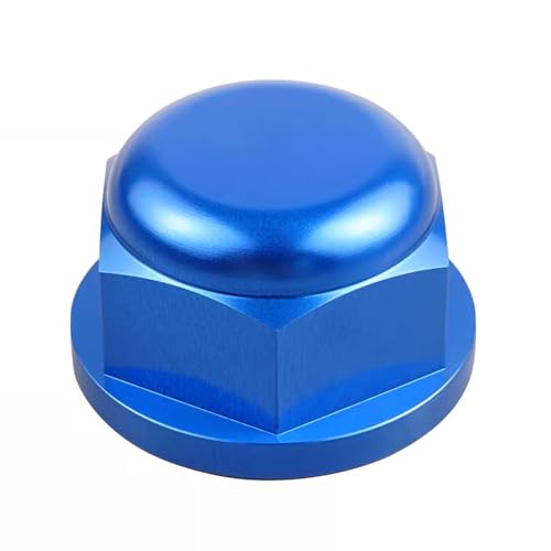 Muttern, Eisenwarenmuttern, Hinterrad Achsmutter Bundmutter M22x1.5 Passt for 125 250 300 350 450 SX XC SX-F XC-F SMR(Blue) von BgnEhRfL