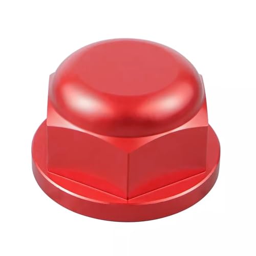 Muttern, Eisenwarenmuttern, Hinterrad Achsmutter Bundmutter M22x1.5 Passt for 125 250 300 350 450 SX XC SX-F XC-F SMR(Red) von BgnEhRfL