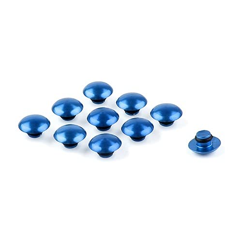 Muttern, Eisenwarenmuttern, Motorrad Moto Universal Innensechskantschraube Schraube Mutter Kopf Abdeckkappe(Blue 1) von BgnEhRfL