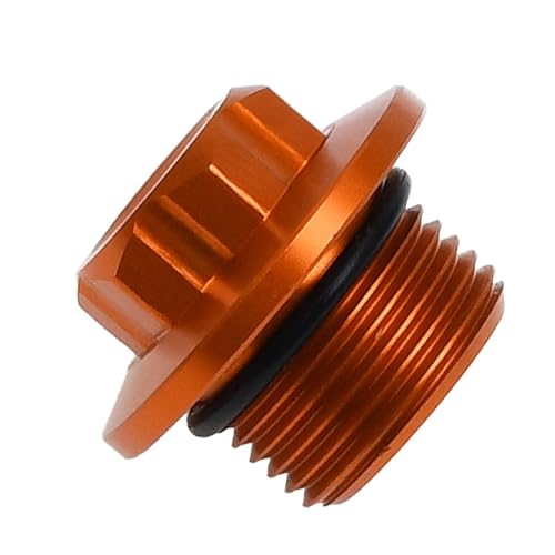 Muttern, Eisenwarenmuttern, Motorrad Vorderrad Kontermutter Bolzen Hintere Kettenspanner Achse Block Radachse(Front Orange) von BgnEhRfL